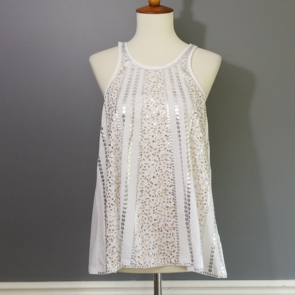 Express sequined tank